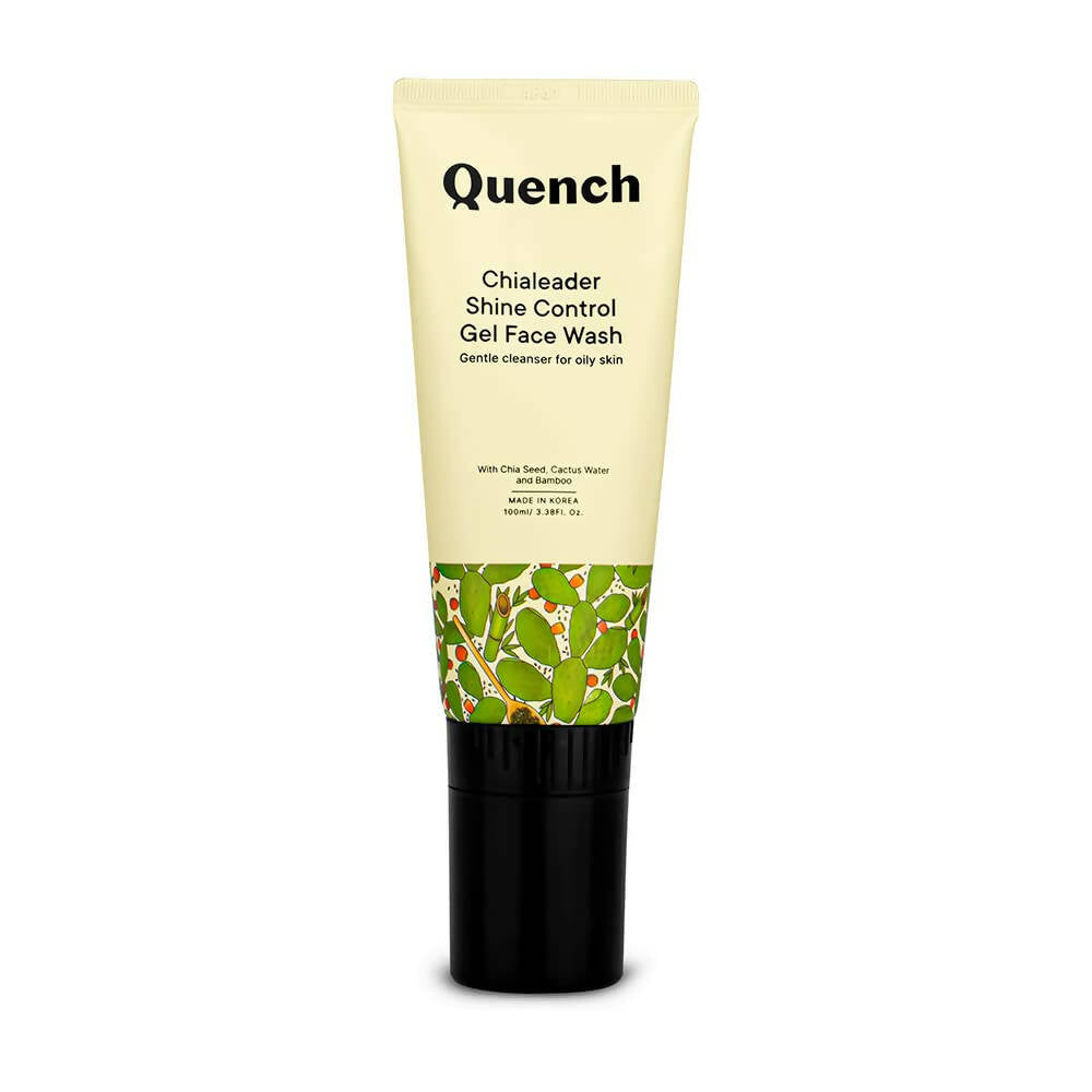 Quench Botanics Chialeader Shine Control Gel Korean Face Wash For Oily Skin