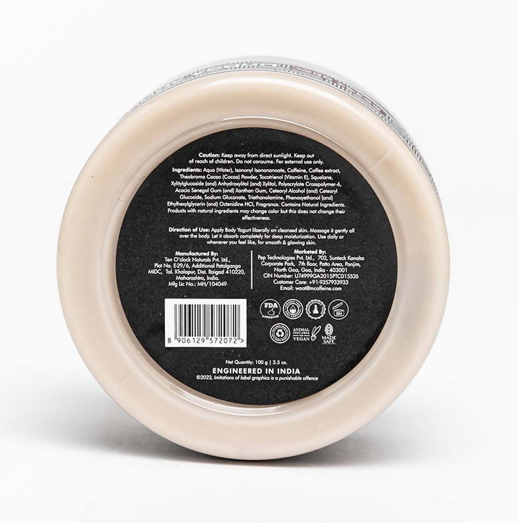 mCaffeine Coffee Body Yogurt with Cocoa