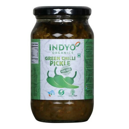 Indyo Organics Green Chilli Pickle