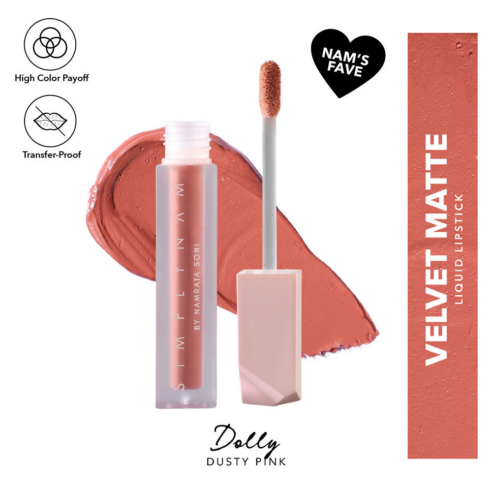 Simply Nam Velvet Matte Liquid Lipstick - Dolly