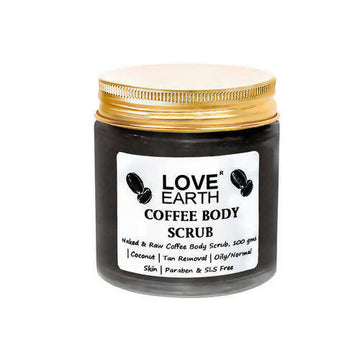 Love Earth Naked & Raw Coffee Body Scrub