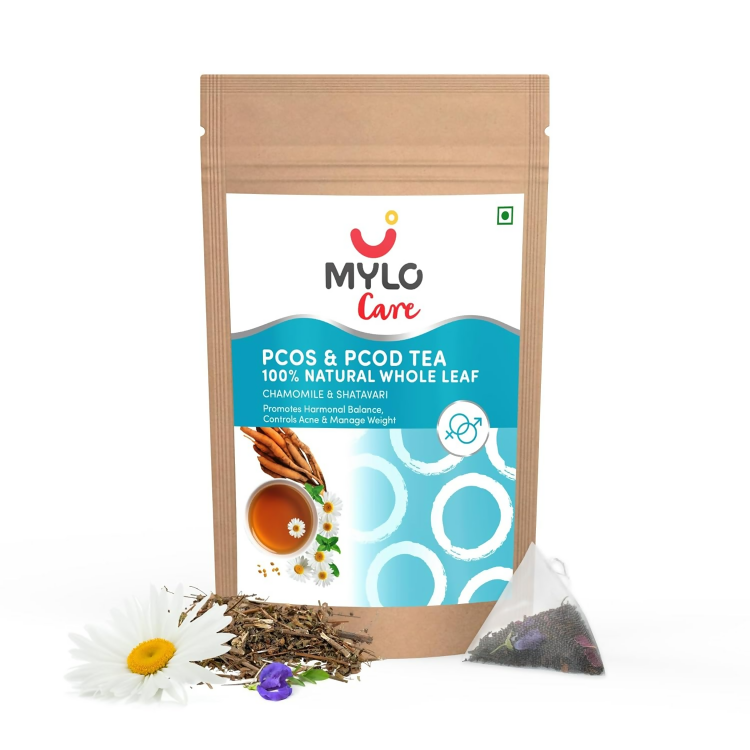 Mylo Care 100% Natural PCOS & PCOD Tea - 30 Tea Bag