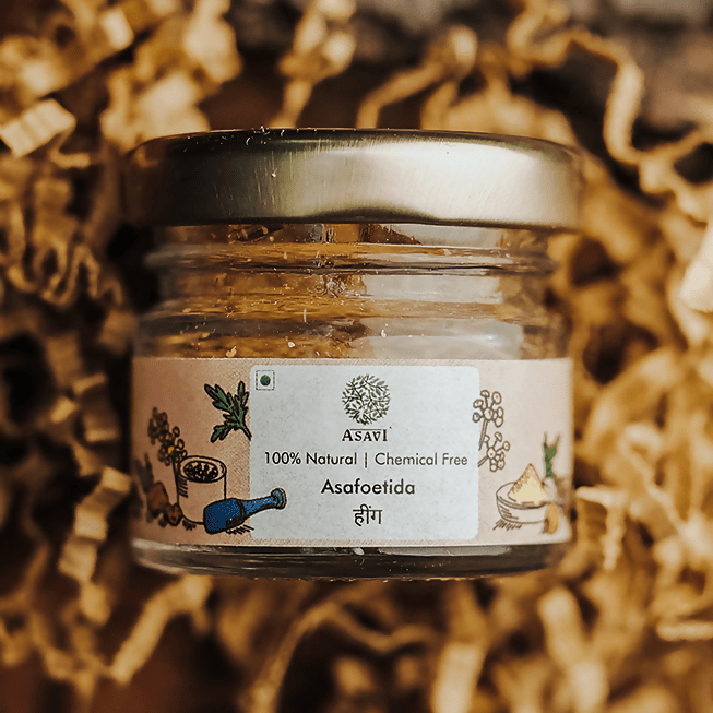 Asavi Handcrafted Natural Hathras Hing (Asafoetida)