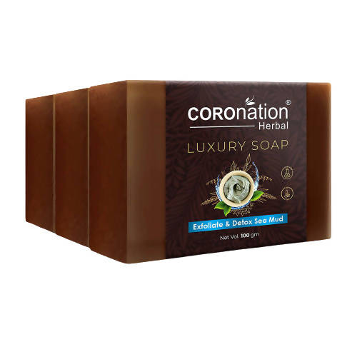Coronation Herbal Exfoliate & Detox Dead Sea Mud Luxury Soap