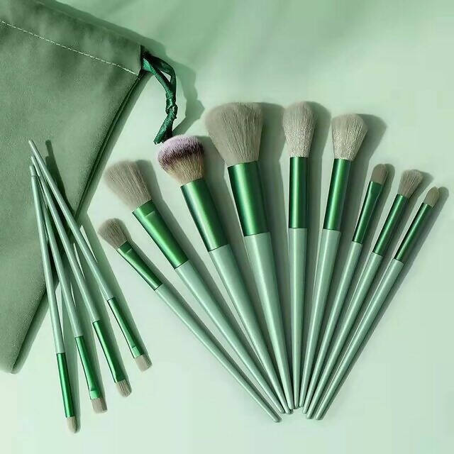Favon Pack of 13 Professional Makeup Brushes with Free Pouch
