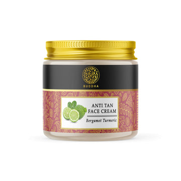 Buddha Natural Anti Tan Face Cream - For Skin Glow, Removing Tan & Dark Spots