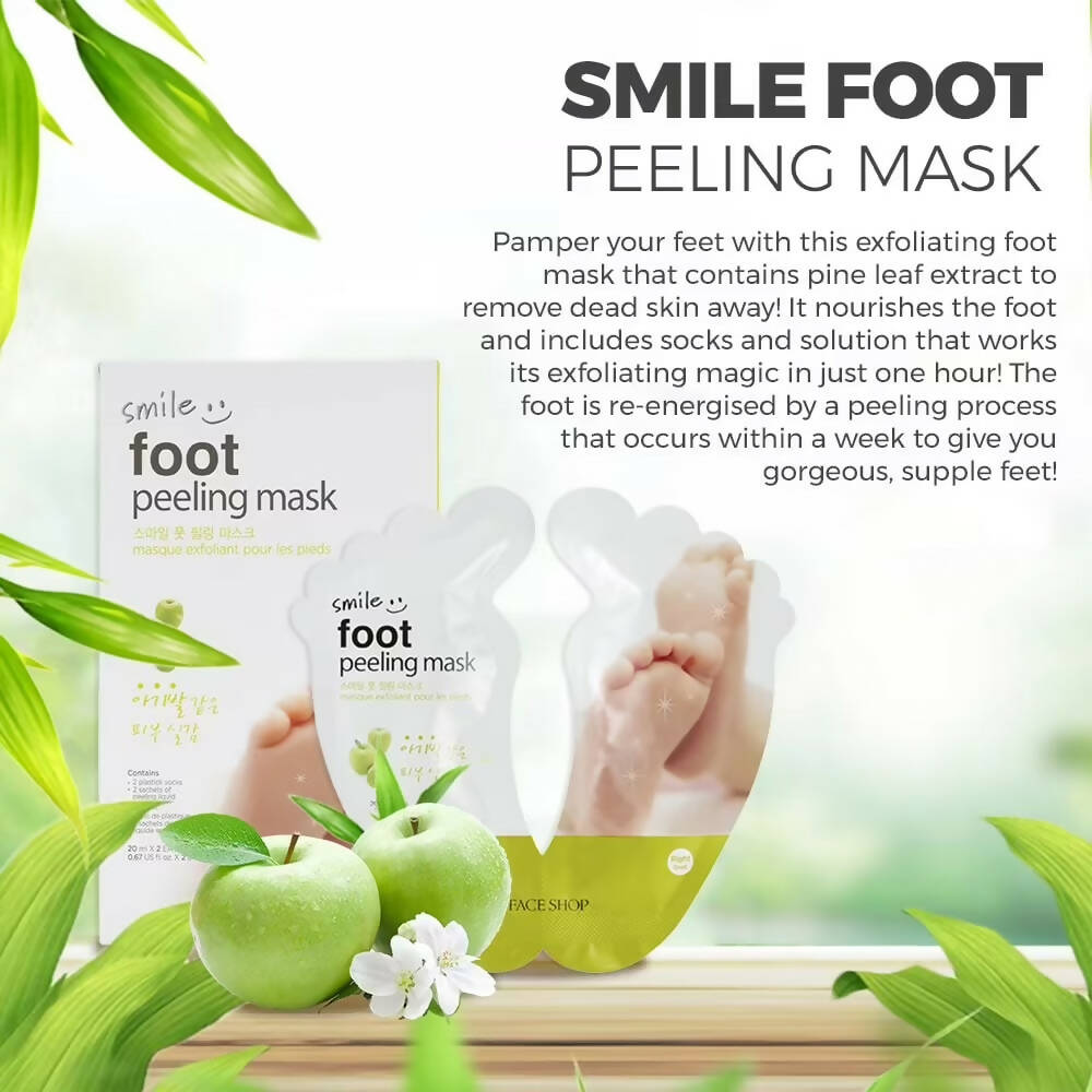 The Face Shop Smile Foot Peeling Mask - Korean Skincare