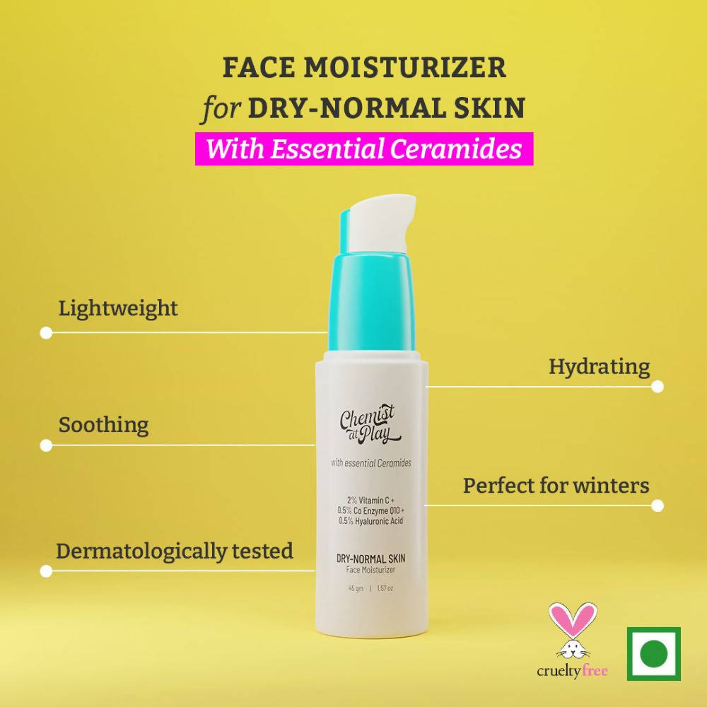 Chemist At Play Dry-Normal Skin Face Moisturizer For Deeply Hydrates & Improves Skin Texture