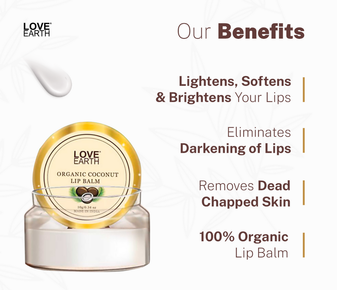 Love Earth Organic Coconut Lip Balm