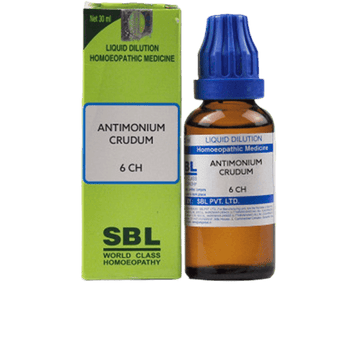 SBL Homeopathy Antimonium Crudum Dilution