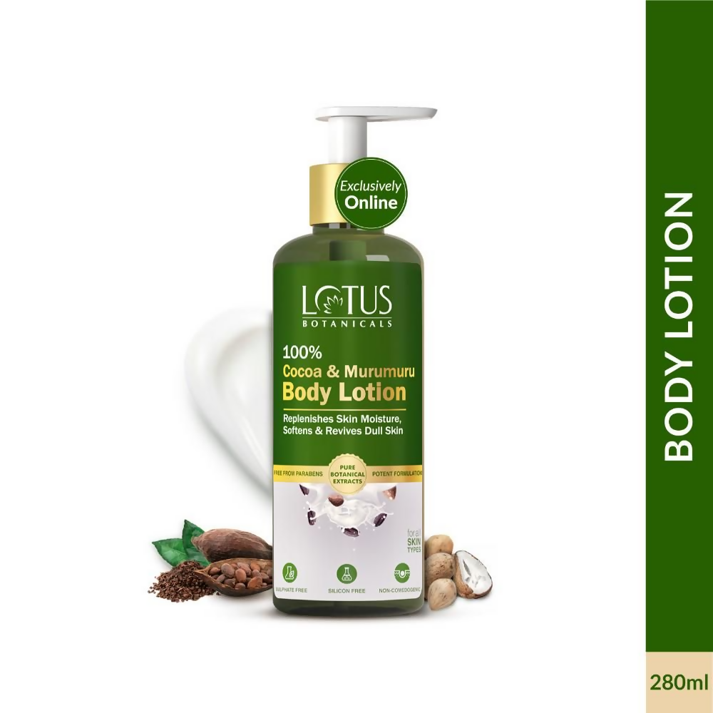 Lotus Botanicals 100% Cocoa & Murumuru Body Lotion