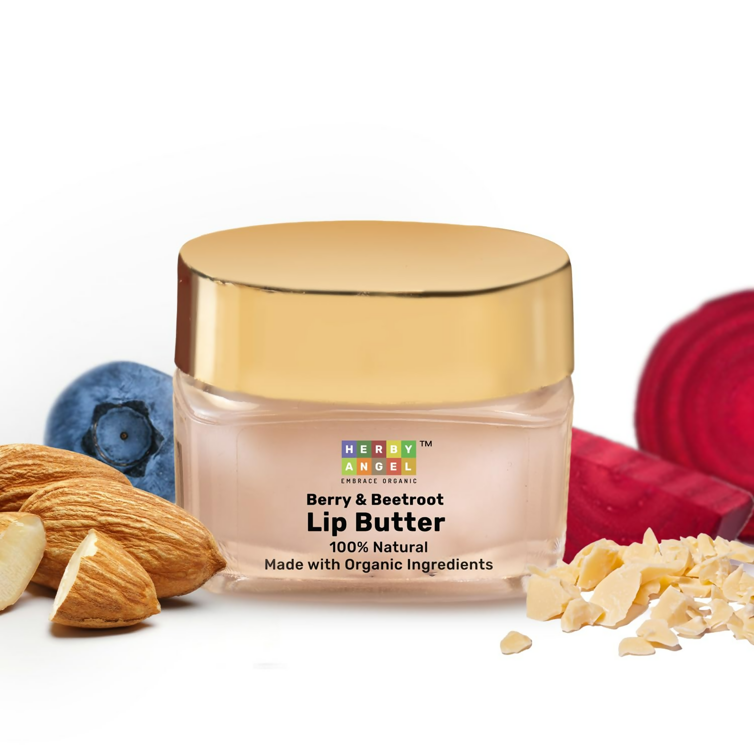 Herby Angel Baby Lip Balm - Nourishing Berry & Beetroot Lip Butter for Kids