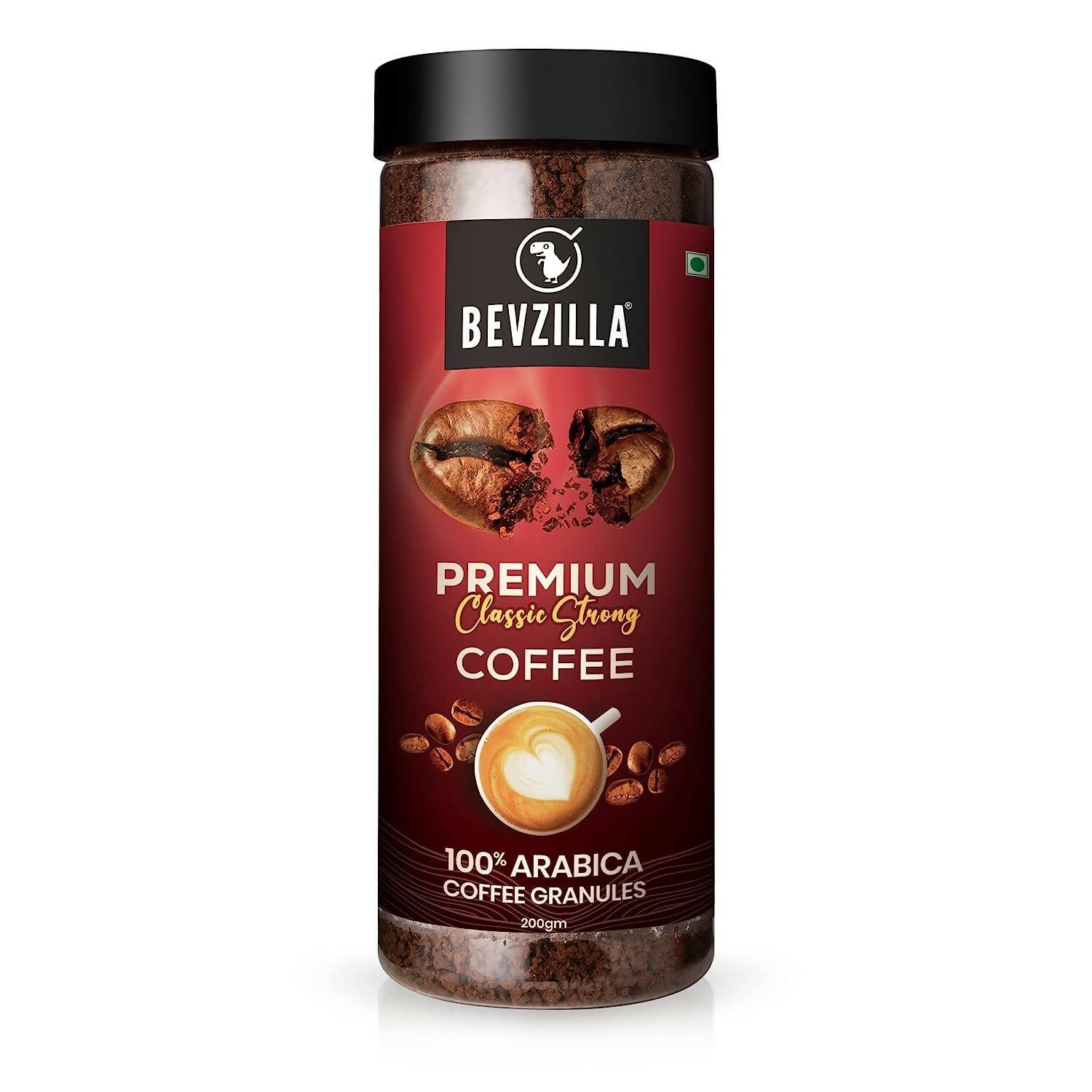 Bevzilla 100% Arabica Instant Classic Strong Coffee Powder