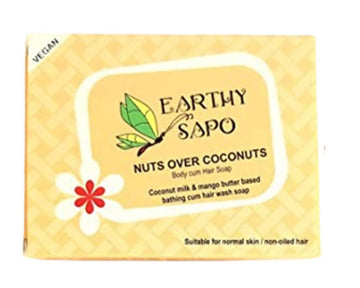 Earthy Sapo Nuts over Coconuts Body Cum Hair Soap