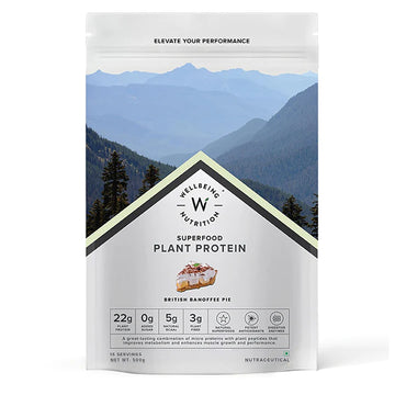 Wellbeing Nutrition Superfood Plant Protein Vegan Protein - British Banoffee Pie