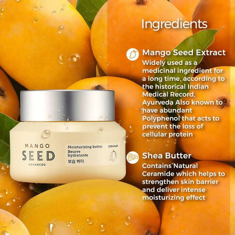 The Face Shop Mango Seed Moisturizing Butter - Korean Skincare