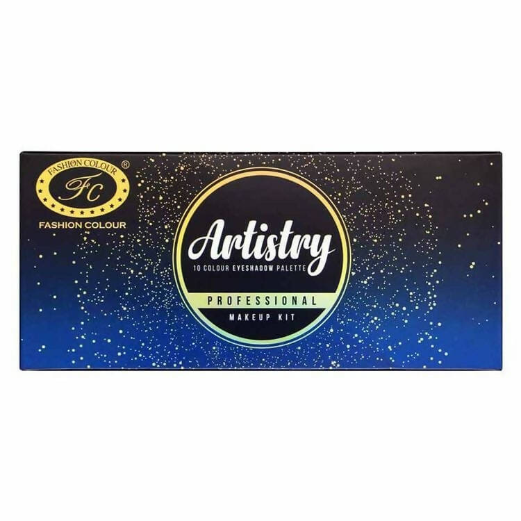 Fashion Colour Professional Artistry 10 Color Creamy Eyeshadow Palette