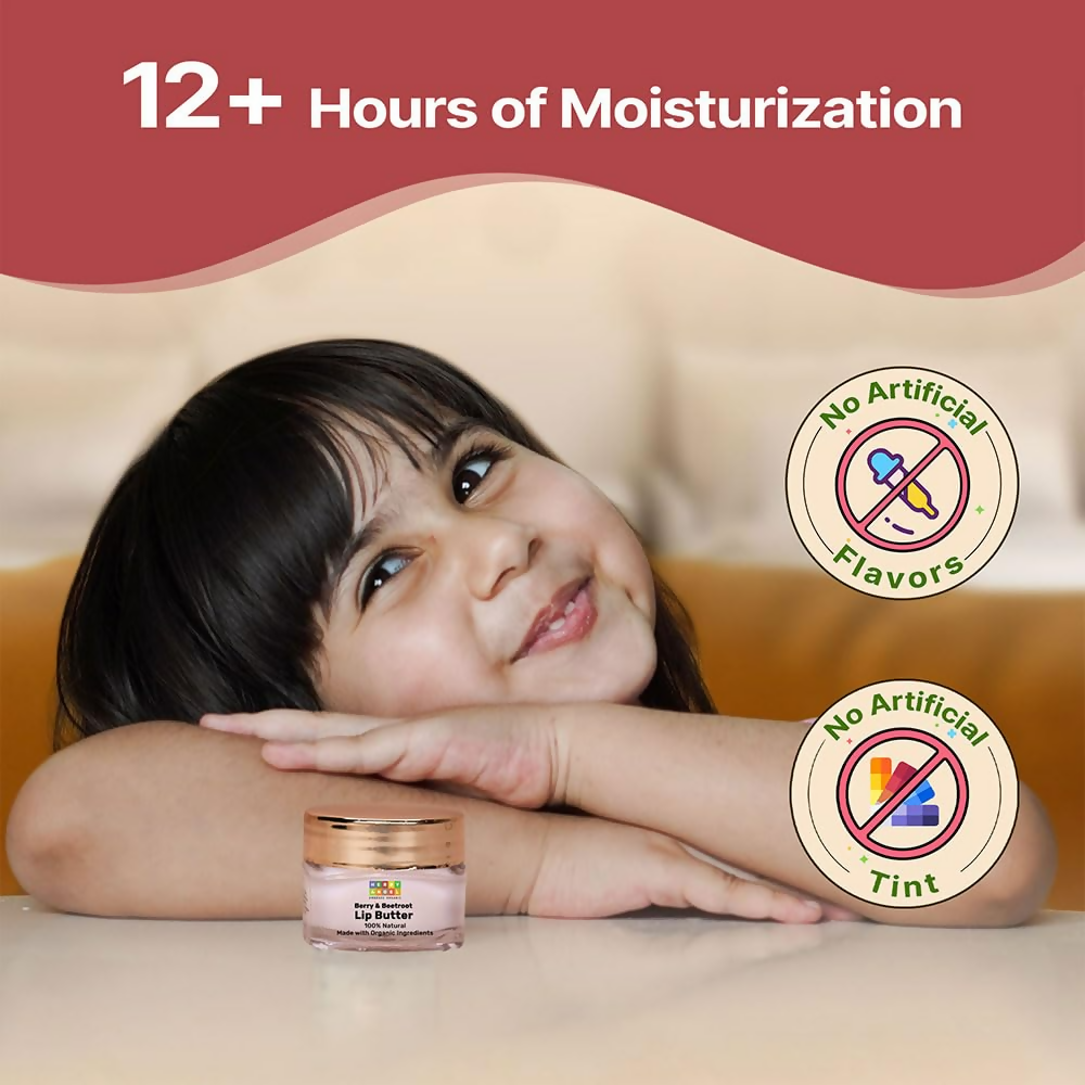Herby Angel Baby Lip Balm - Nourishing Berry & Beetroot Lip Butter for Kids