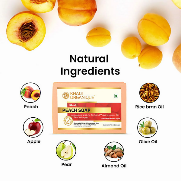 Khadi Organique Peach Soap