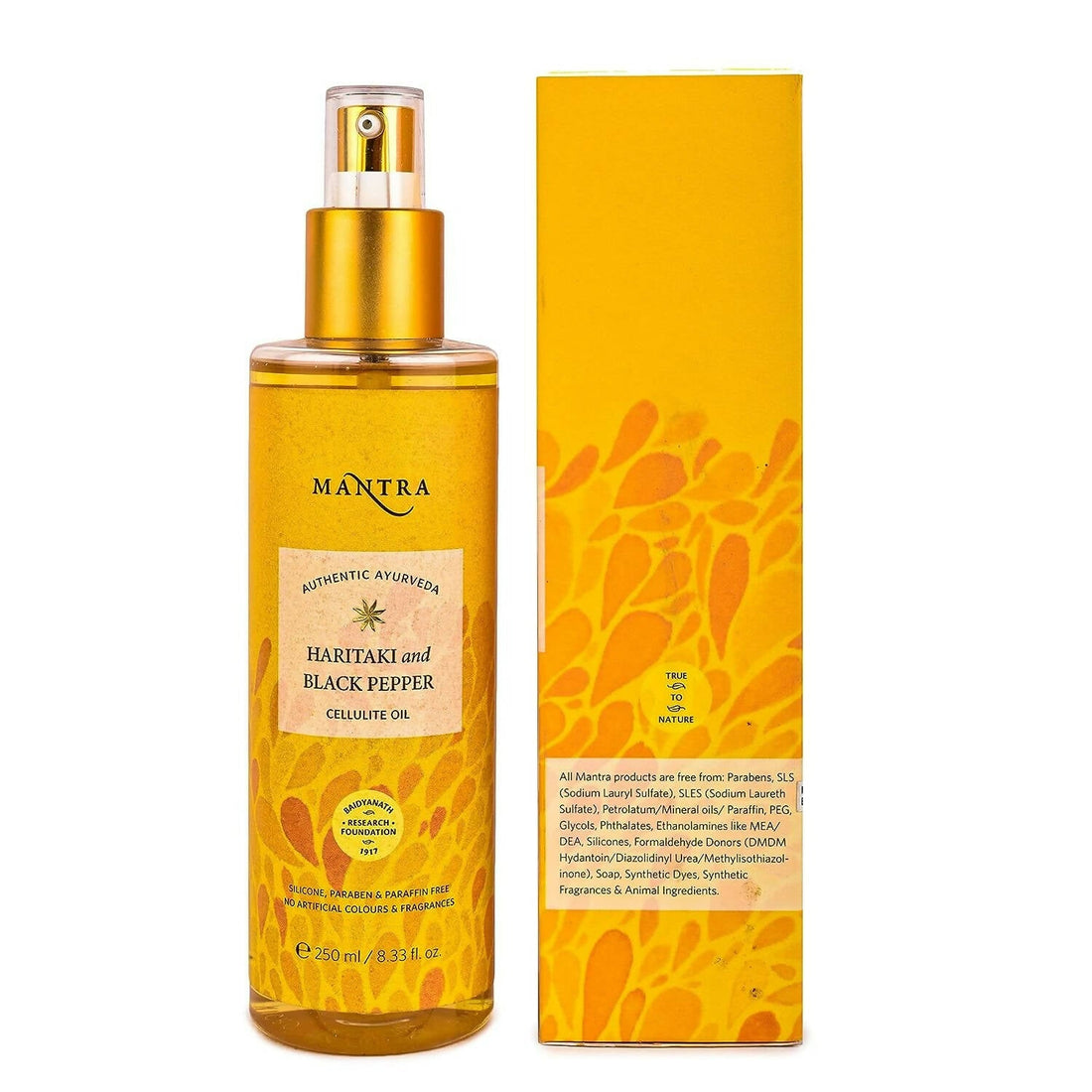Mantra Herbal Haritaki and Black Pepper Cellulite Oil