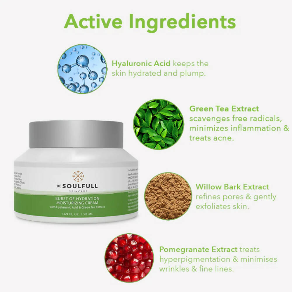 Be Soulfull Burst Of Hydration Moisturizing Cream