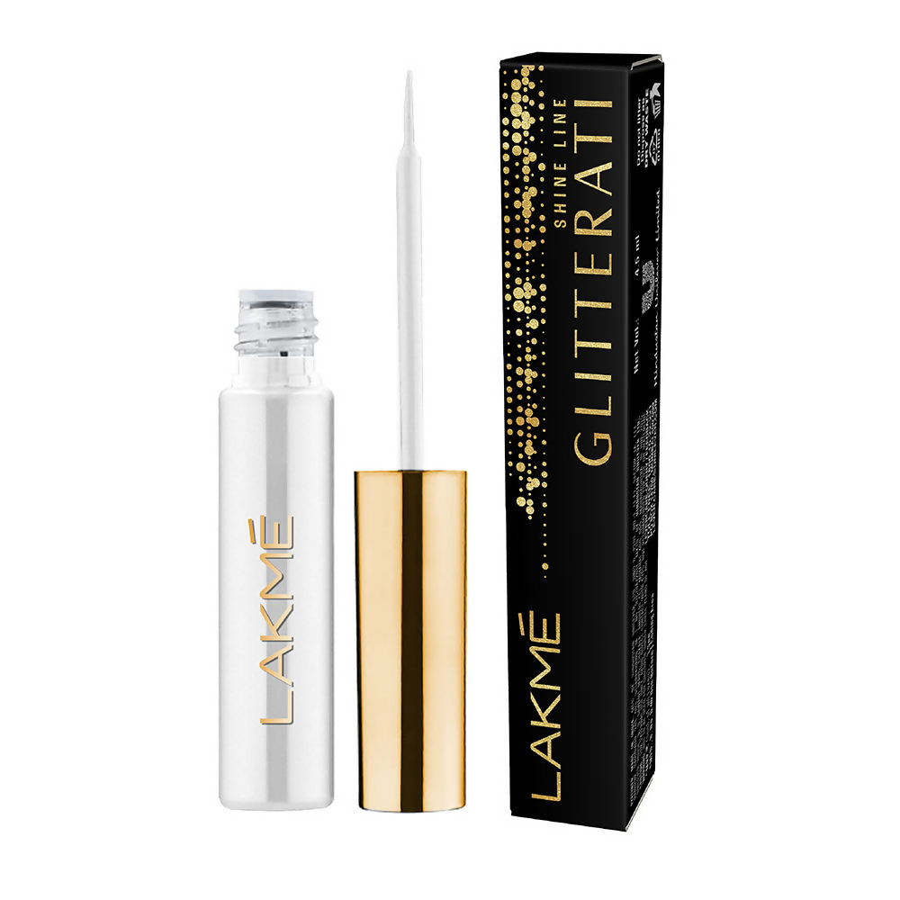 Lakme Glitterati Collection Shine Eyeliner - Etheral White