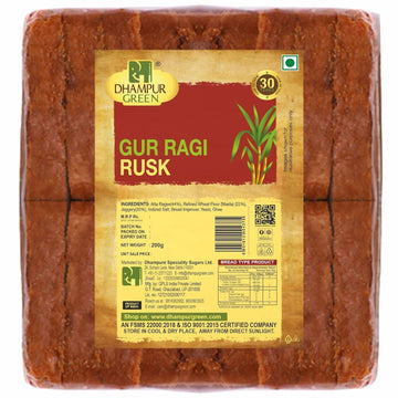 Dhampur Green Gur Ragi Rusk