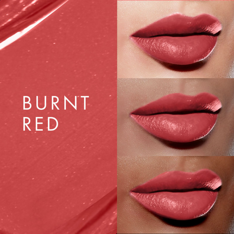 Lakme 9 To 5 Primer + Shine Lipstick - Burnt Red