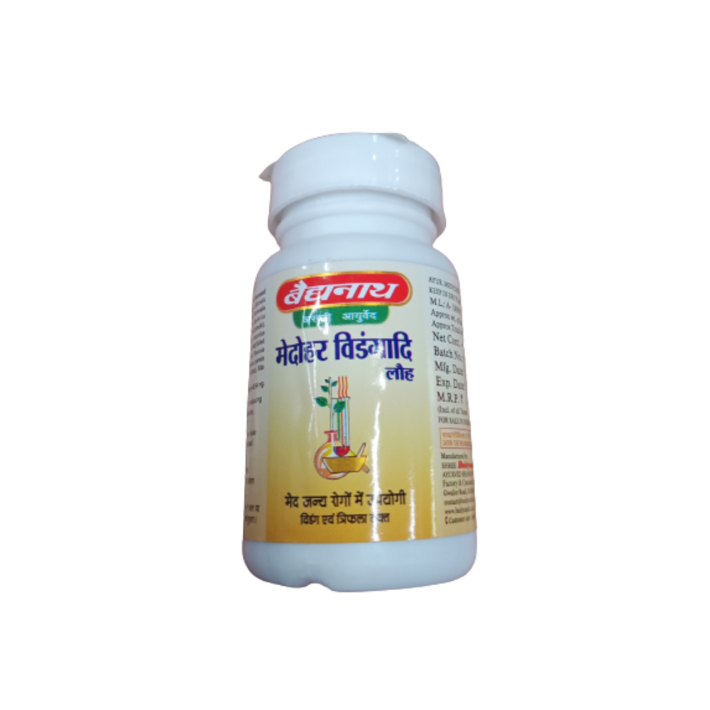 Baidyanath Jhansi Medohar Vidangadi Loha  40 Tablets