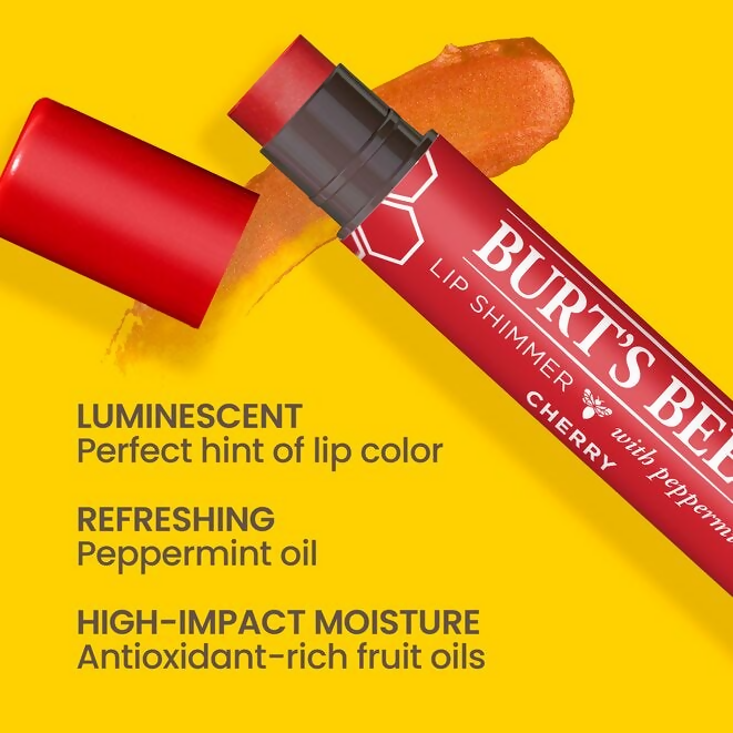 Burts Bees Moisturizing Lip Shimmer Cherry