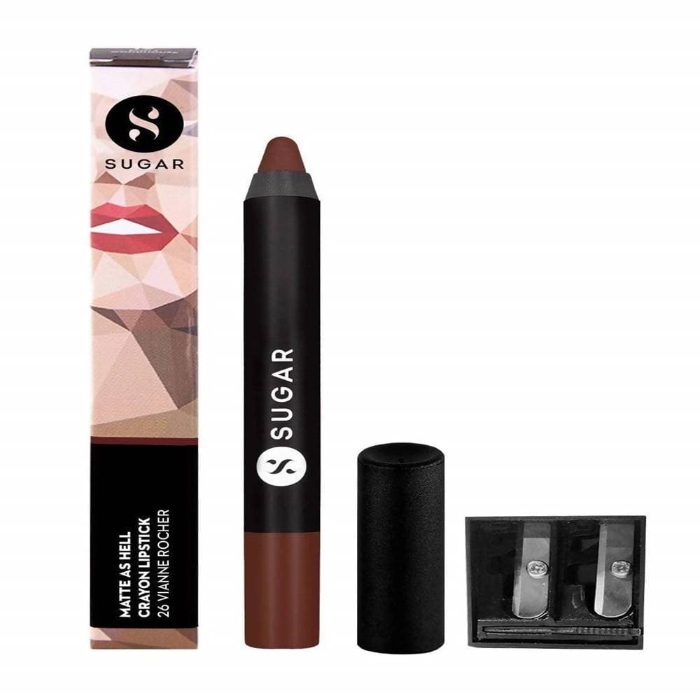 Sugar Matte As Hell Crayon Lipstick - Vianne Rocher (Deep Chocolate Brown)