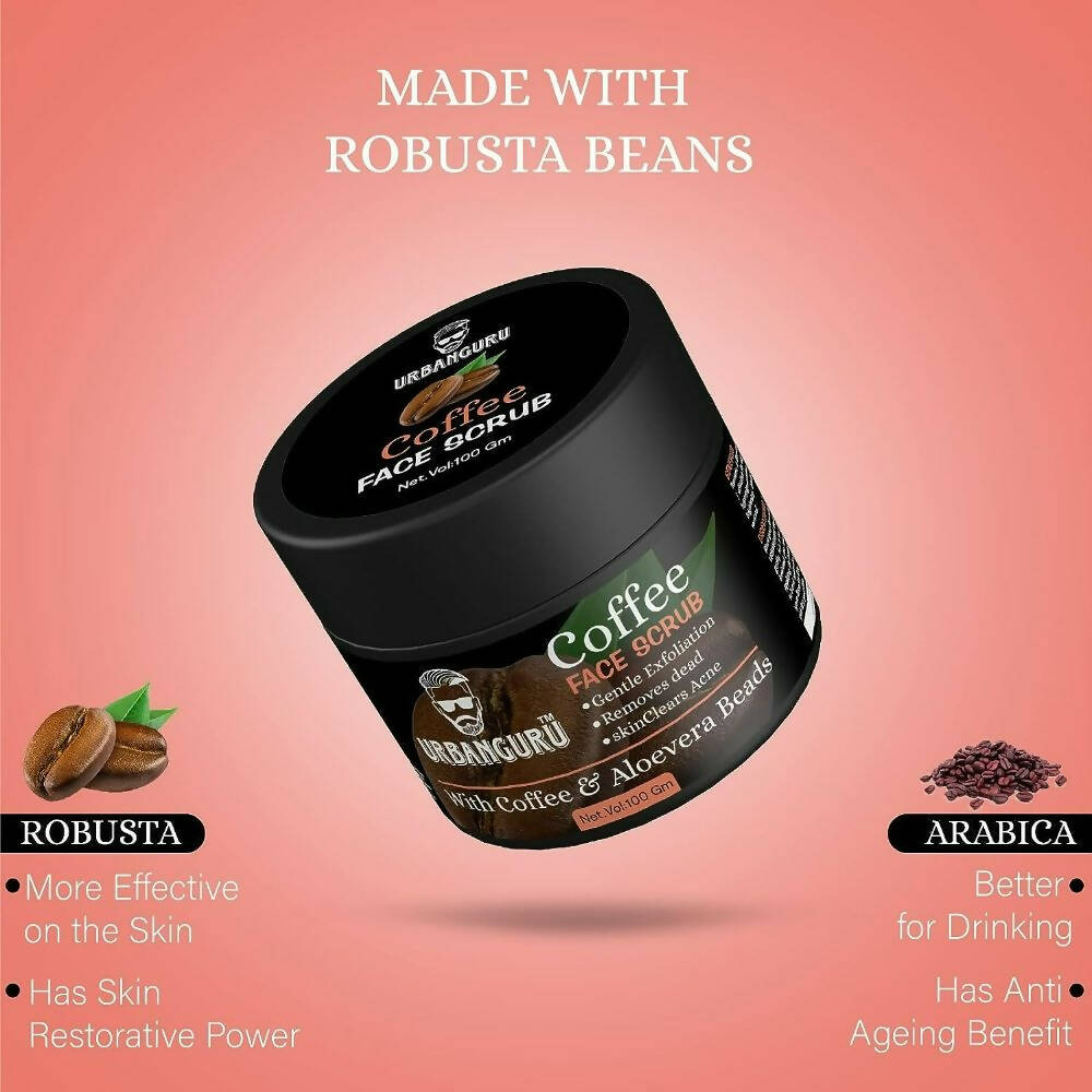 Urbanguru Men's Coffee Face Scrub