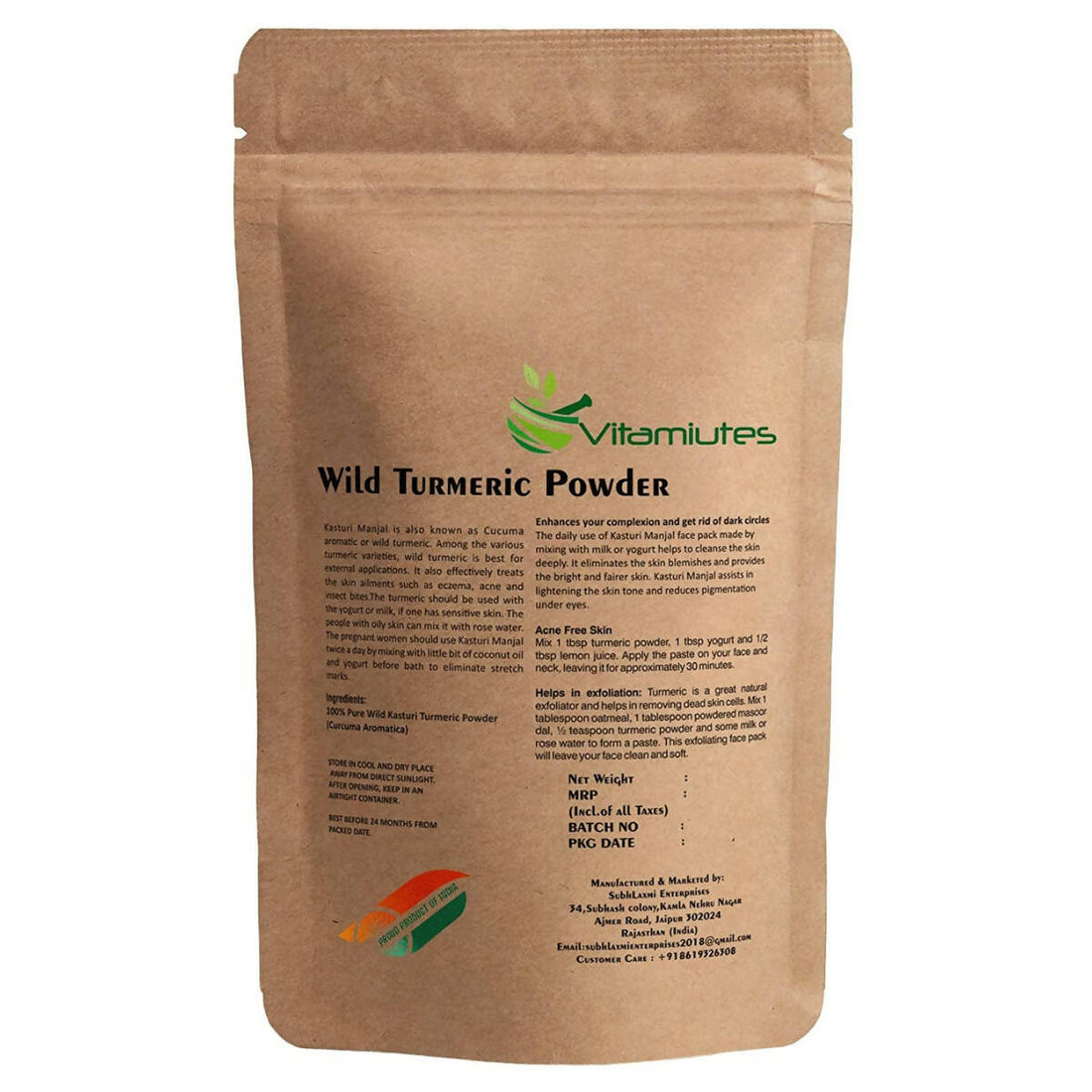 Vitaminutes Wild Turmeric Powder