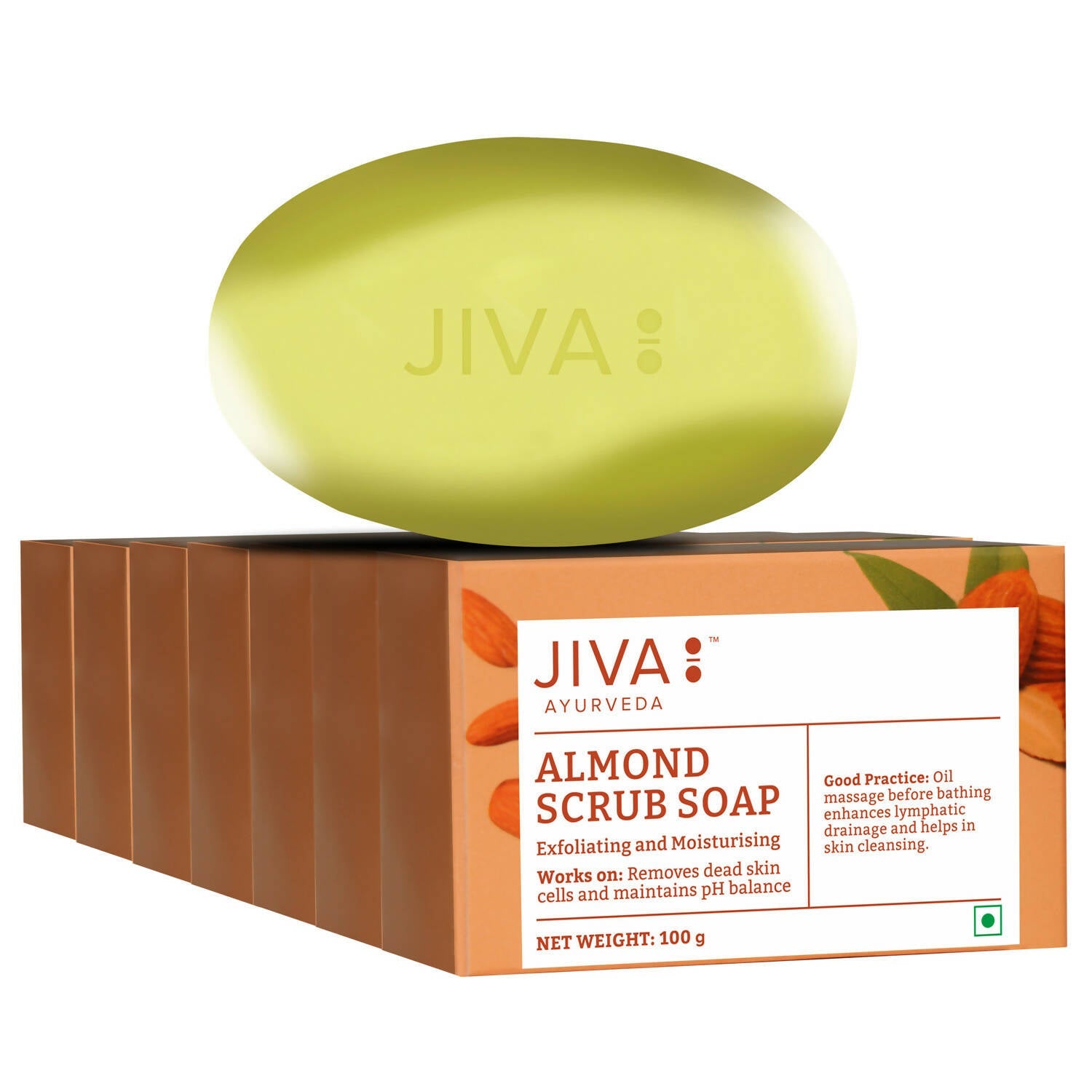Jiva Ayurveda Almond Scrub Soap