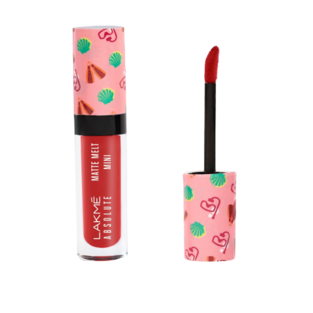 Lakme Absolute Matte Melt Mini Liquid Lip Color - Coral Camp