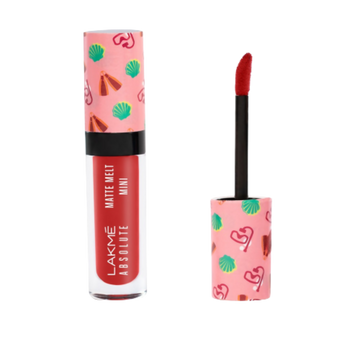 Lakme Absolute Matte Melt Mini Liquid Lip Color - Coral Camp