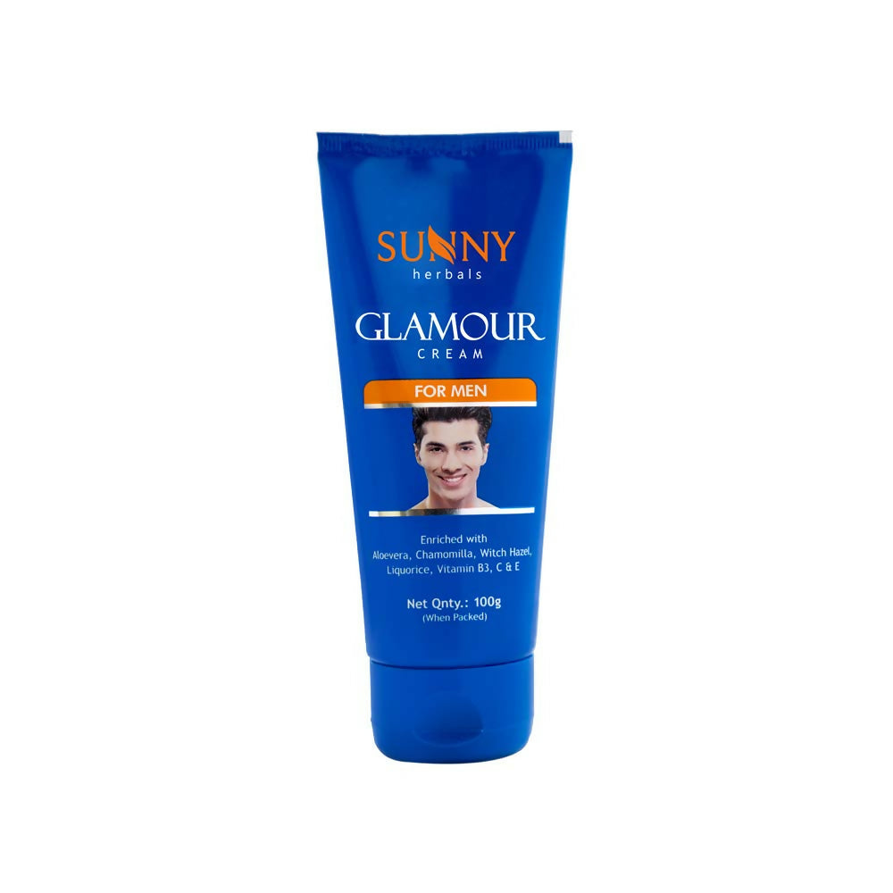 Sunny Herbals Glamour Cream For Men With Aloe Vera To Moisturize & Reduce Dark Spots