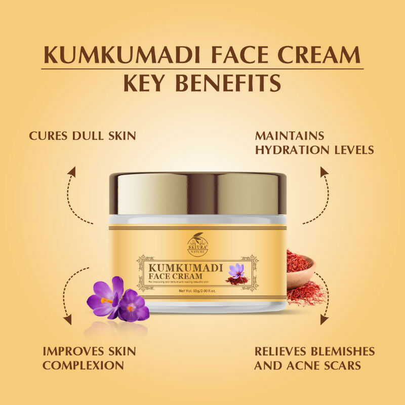 Skiura Nature Kumkumadi Saffron Face Cream