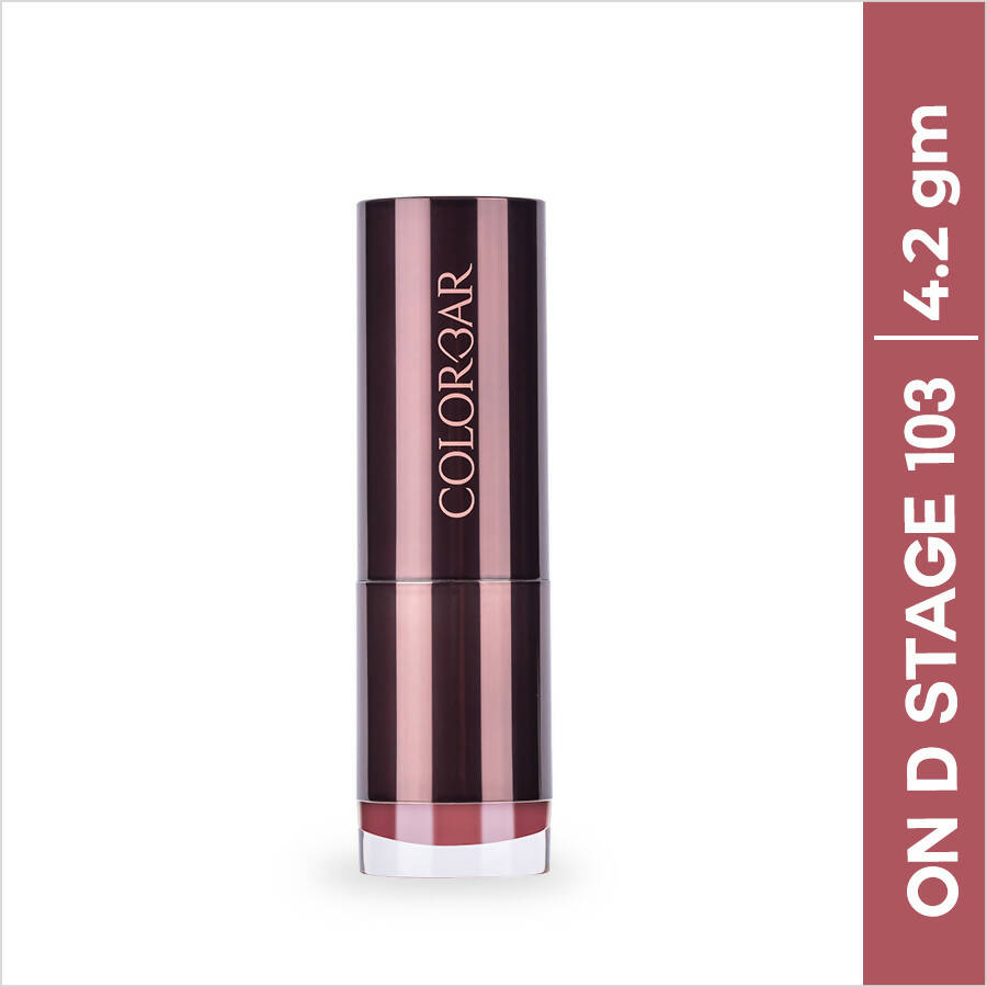 Colorbar Velvet Matte Lipstick On D Stage!-103