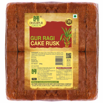 Dhampur Green Gur Ragi Cake Rusk