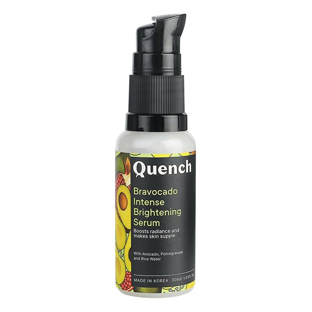 Quench Botanics Bravocado Intense Brightening Korean Serum for Pigmentation and Dark Spots, For All Skin Types - Korean Skincare