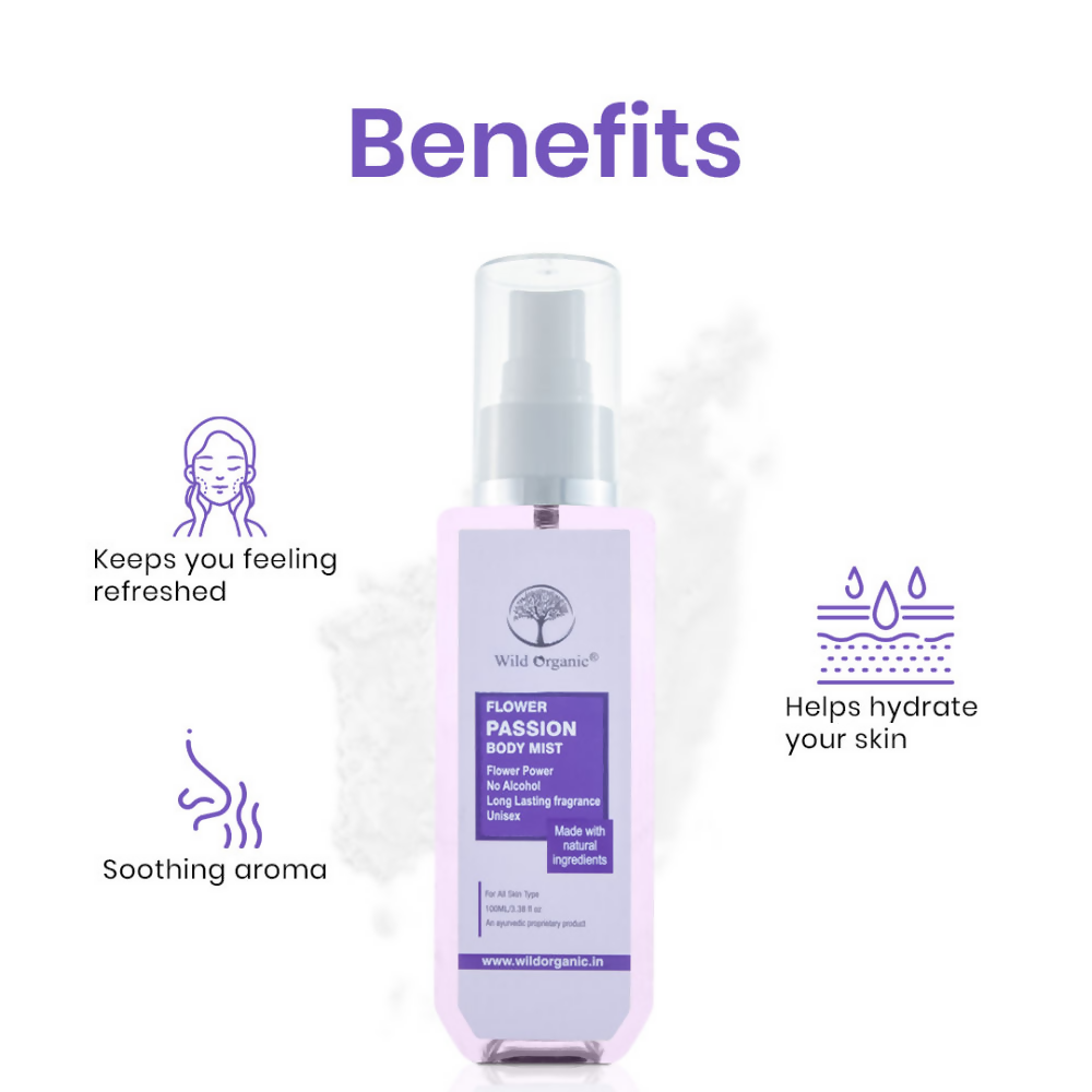 Wild Organic Flower Passion Body Mist
