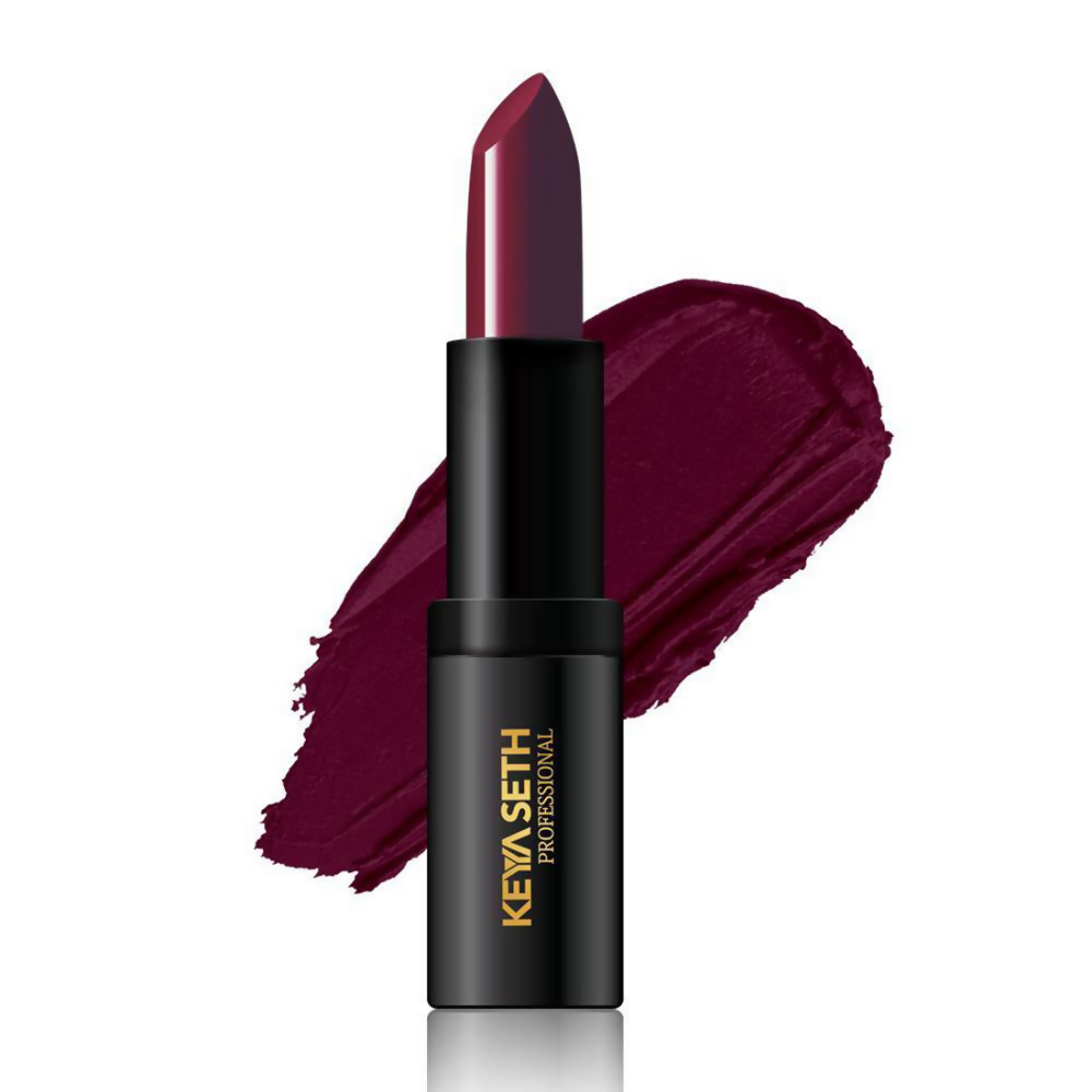 Keya Seth Aromatherapy Professional Matte Lipstick - Dark Deep Purple Plum