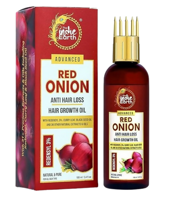 The Indie Earth Advanced 3% Redensyl Red Onion Anti Hair Loss & Hair Growth Oil