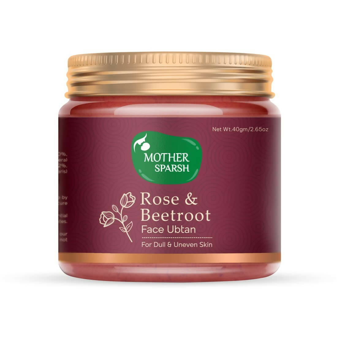 Mother Sparsh Rose and Beetroot Face Ubtan Powder