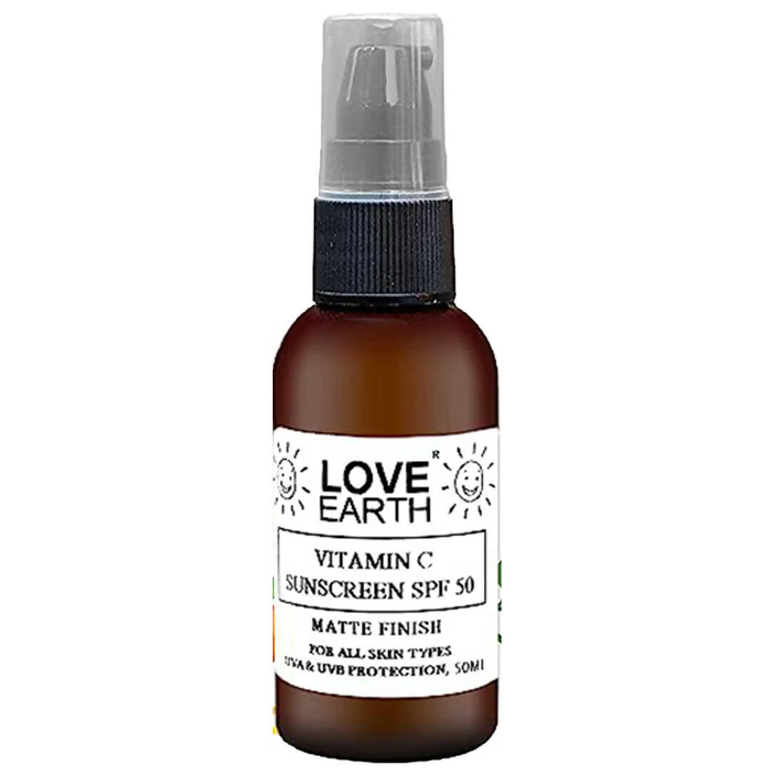 Love Earth Vitamin C 鈥?Sunscreen Spf 50 鈥?Matte Finish