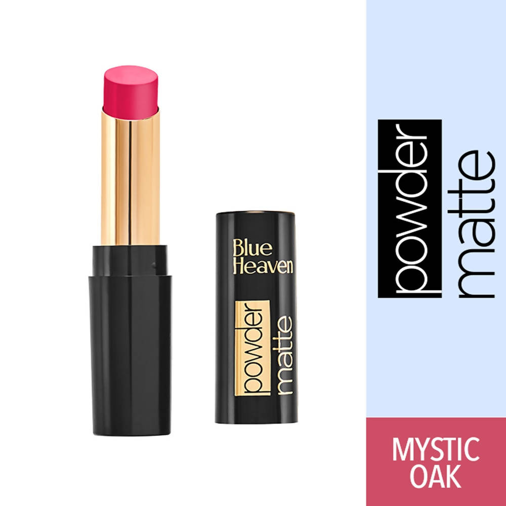 Blue Heaven Powder Matte Lipstick Mystic Oak