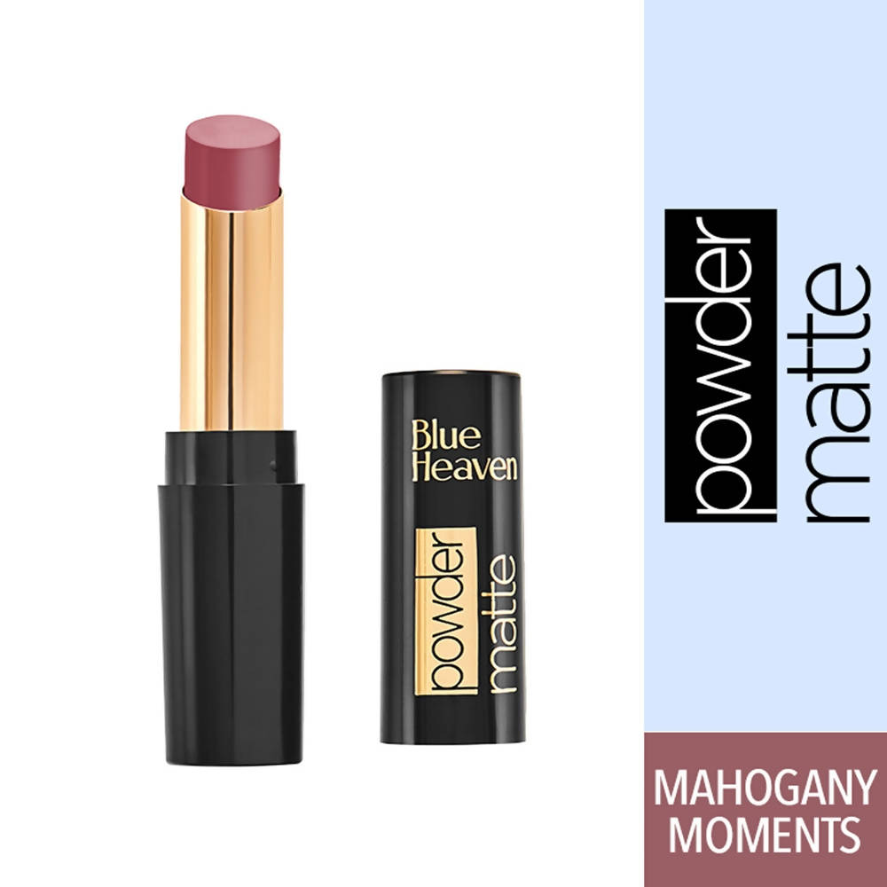 Blue Heaven Powder Matte Lipstick Mohagany Moments