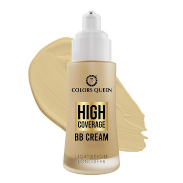 Colors Queen High Coverage BB Cream Foundation - Natural Beige