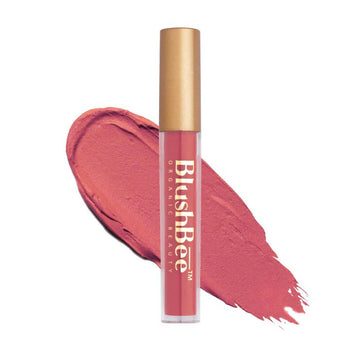 BlushBee Organic Beauty Lip Nourishing Liquid Lipstick - Dusty Pink